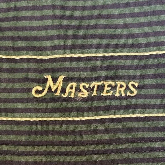 Masters Collection Polo Shirt Mens Large Augusta Golf Shirt Green National Logo - Picture 7 of 12